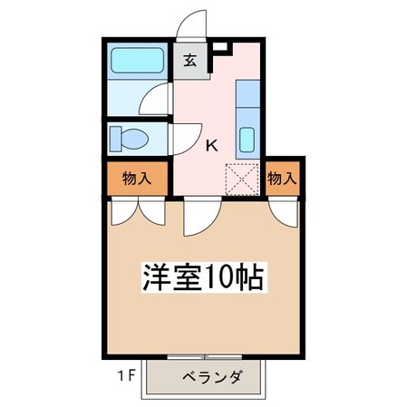 CASAまさきＡの物件間取画像